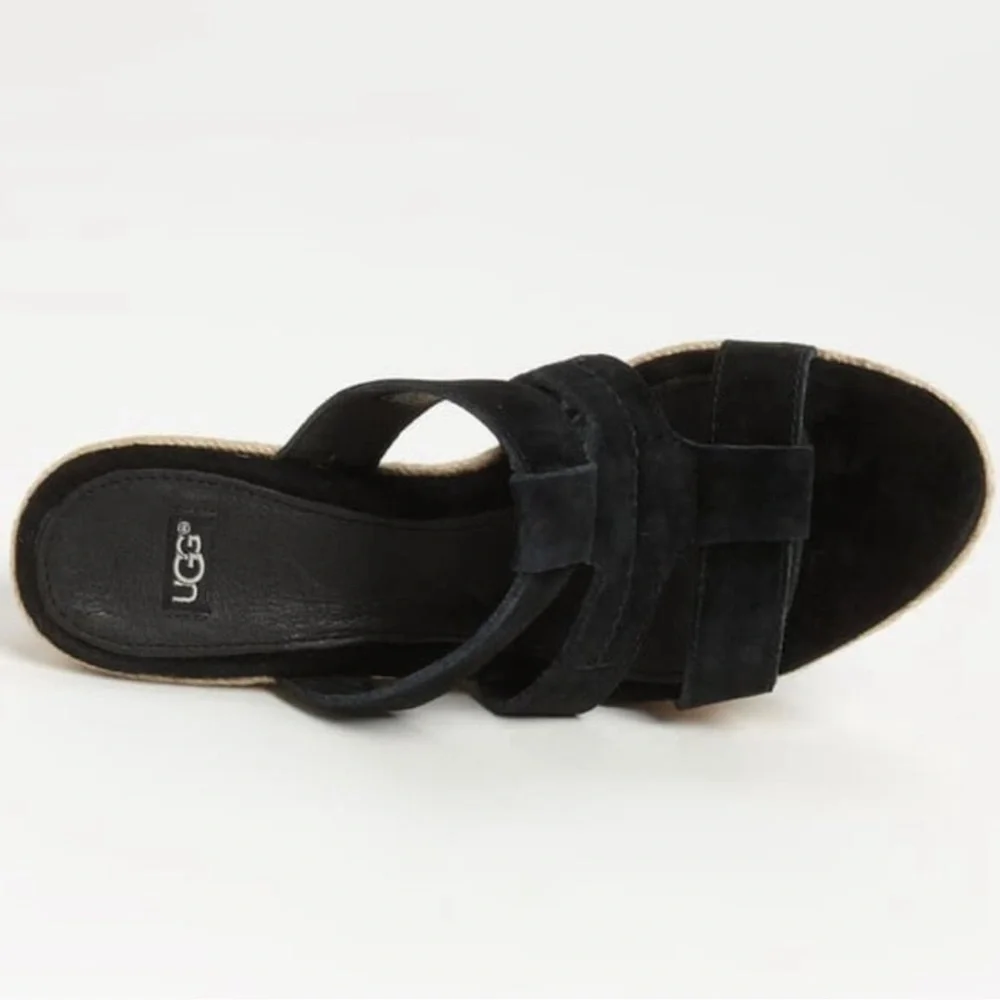 UGG Tawnie Sandal Black Size 6.5